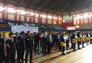 Pembukaan turnamen voly antar kecamatan se-Kota Bengkulu