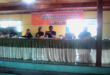 Dewan Lebong reses Dapil II di Kecamatan Lebong Tengah