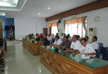 Jajaran OPD Bengkulu Utara mengikuti paripurna