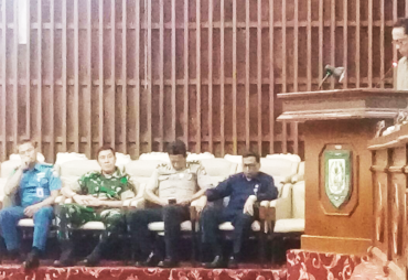 Unsur Forkopimda menghadiri rapat paripurna