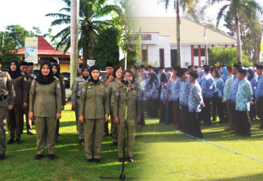 -- Jajaran OPD Provinsi Bengkulu  mengikuti upacara peringatan Harkitnas Ke- 110 --