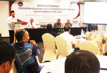 Rapat Koordinasi Penguatan Kerjasama Antar Kementerian dan Lembaga Dalam Pemberdayaan Zakat
