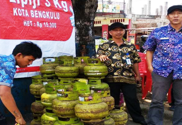Disperindag Kota Bengkulu Gelar Operasi Pasar Pantau Ketersediaan Elpiji