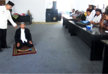 Bupati Rejang Lebong Beri Pengarahan Guru Agama Desa 