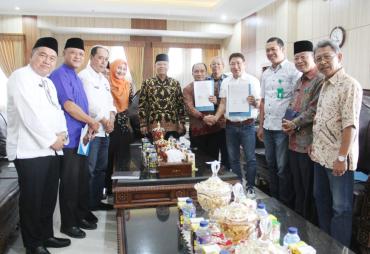 Plt Gubernur Rohidin Mersyah menerima audiensi PT. Bengkulu Prima Industri