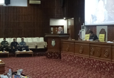 Paripurna Penyampaian Nota Jawaban Gubernur Bengkul
