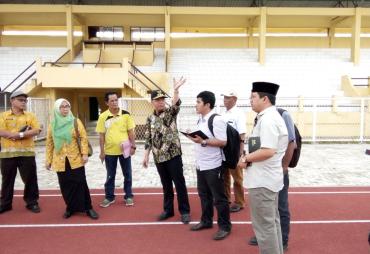 Gubernur Bengkulu Sidak ke Stadion Semarak Bengkulu