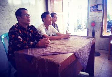 Caleg PKB untuk DPR RI , Heliardo dan Aurego Jaya Caleg PKB untuk DPRD Provinsi Bengkulu silaturahmi dengan umat kristen