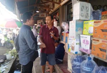 Syofyan Akmal Blusukan ke Pasar Panorama Kota Bengkulu