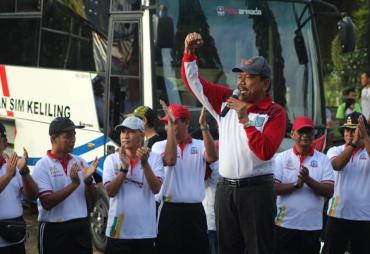 Kegiatan Millennial Road Safety Festival di Bengkulu Utara