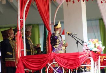 Bupati Lebong H.Rosjonsyah, S.IP, M.Si pimpin upacara peringatan HUT ke 15