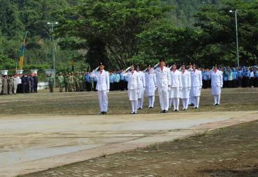 Upacara peringatan HUT ke 15 Kabupaten Lebong