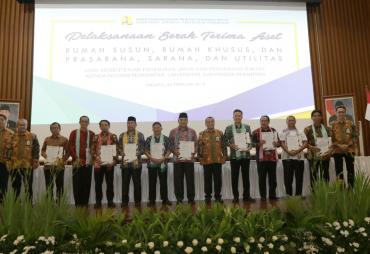 Serah terima hibah aset Barang Milik Negara