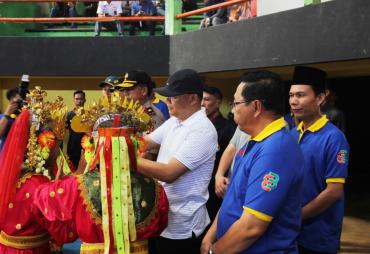 Pembukaan Turnamen Futsal Piala Gubernur Tahun 2019 bersama AMBO
