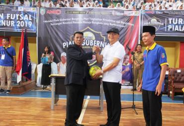 Pembukaan Turnamen Futsal Piala Gubernur Tahun 2019 bersama AMBO