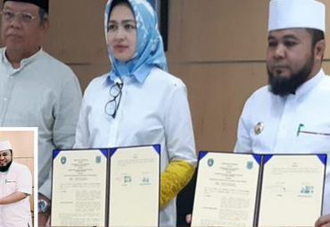 Walikota Bengkulu Helmi Hasan MoU dengan Walikota Tangse Airin Rachmi Diany