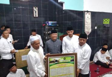 Gubernur Bengkulu Rohidin Mersyah saat safari ramadhan di Kaur