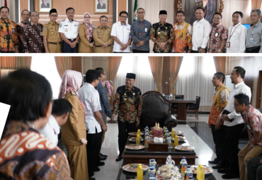 Gubernur Bengkulu menerima kunjungan Tim Direktur Komersial IPC Pusat, PT Pathway dan Tim BPKP Pusat