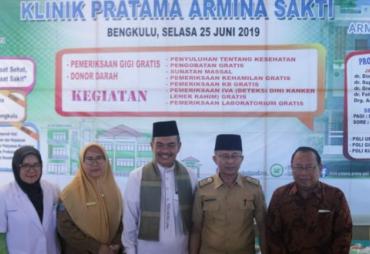 Peresmian klinik pratama armina sakti