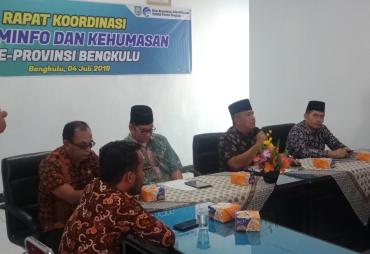 Rapat Kordinasi yang Digelar Diskominfotik Provinsi Bengkulu