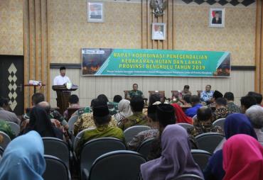 Radiogram Mendagri, Gubernur Rohidin Jadi Dansatgas Karhutla