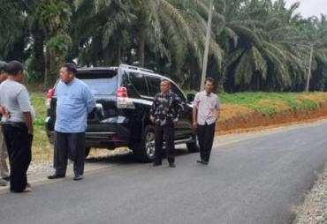 Jalan Hotmix Di Desa Talang Baru Kelar Dibangun