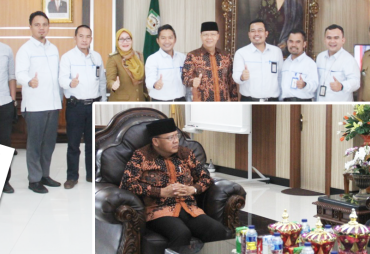 Gubernur Rohidin Mersyah audensi bersama Unit Pelaksana Proyek Jaringan (UPPJ) PLN Lampung - Bengkulu