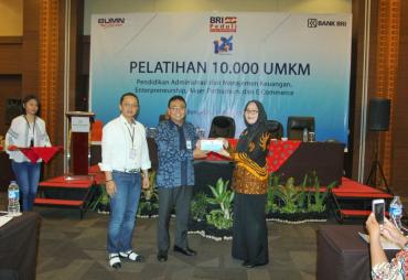Program pelatihan melalui program CSR BRI Peduli