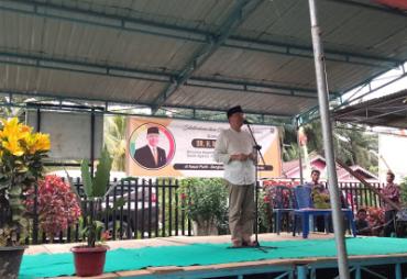 Guebrnur Rohidin saat Dialog Pembangunan bersama masyarakat Napal Putih