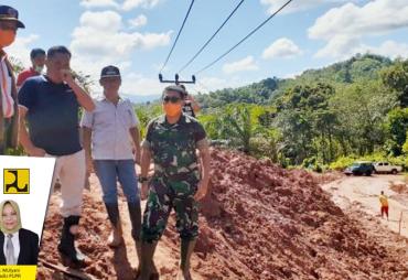  Jalan Longsor di Bengkulu Tengah
