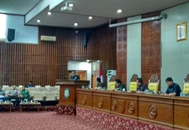 Rapat Paripurna DPRD Provinsi Bengkulu