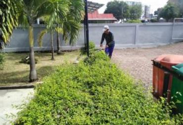 Dinas PUPR Kota Bengkulu Giatkan Tebas Bayang 