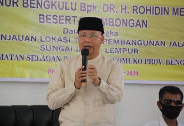 Gubernur Bengkulu Rohidin Mersyah