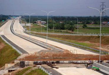 Dokumentasi pembangunan jalan TOL Bengkulu - Lubuk Linggau