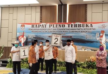 Rohidin-Rosjonsyah Nomor Urut 2 Pilgub Bengkulu 2020