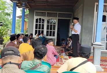 Rohidin saat di Giri Kencana Kecamatan Ketahun Bengkulu Utara
