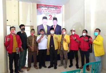 Pengukuhan tim pemenangan koalisi partai di Seluma