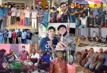 Dokumentasi dukungan Choirul Huda-Rahmadi oleh Serikat Pekerja Metal