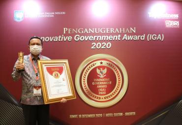 Pemprov Bengkulu Berhasil Raih Penghargaan sebagai Provinsi sangat Inovatif Ajang IGA Tahun 2020