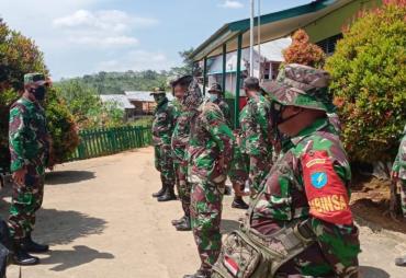 150 Personil Gabungan Merapat di Lokasi TMMD 110 Kodim 1201