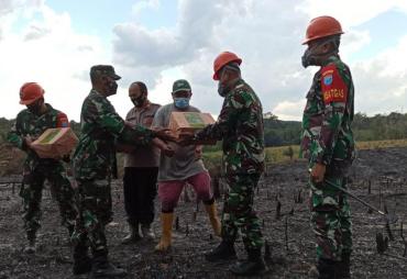 Kasrem 121/Abw dan Dansatgas TMMD Kodim 1201 Tinjau Lahan…