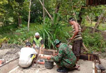TMMD 110 Bojonegoro, Personel Satgas BantuKasmani Bangun…