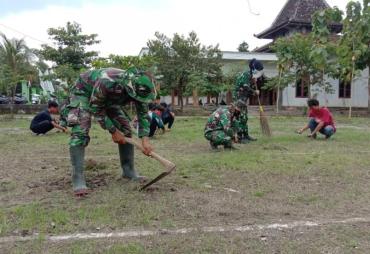 Satgas TMMD Kodim Bojonegoro Bersama Karang Taruna…