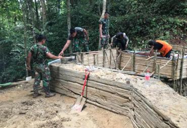Tumbuhkan Semangat Gotong Royong Melalui TMMD 110/Kodim 1201