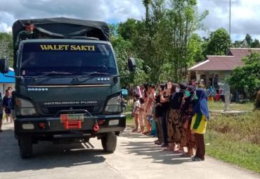 Lambaian Tangan Lepas Kepergian Satgas TMMD Reguler 110…