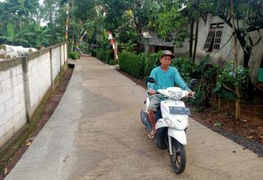 Semua Kalangan Masyarakat, Sudah Menikmati Jalan Hasil TMMD.