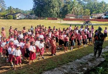 Perlajar Diimbau Satgas TMMD Kodim 1201 Selalu Patuhi Prokes