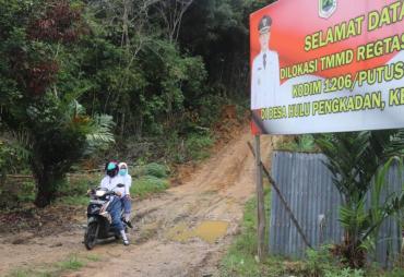Jalan Baru Program TMMD Regtas Ke 110 kodim 1206/PSB Sudah…