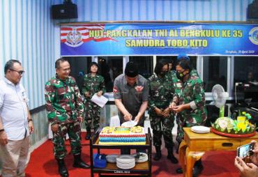HUT ke - 35 Lanal Bengkulu, Perkuat Sinergi TNI AL dan Pemerintah Daerah