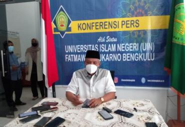 Konferensi Pers terkait peralihan status IAIN Bengkulu menjadi UIN
